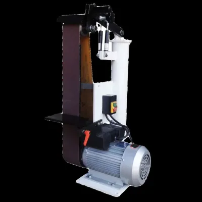 Automatic 2.2kw 3kw Industrial Metal Knife Parts Grinding Sanding Motor Gear Belt Sander Wood Deburring Polishing Machine