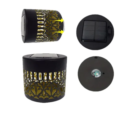 Solar Outdoor Wall Lamp - Waterproof Mandala Pattern Motion Sensor, Concentrated Light Iron Lantern, Wall-Mounted Courtyard