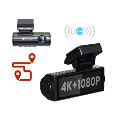 4K 3840*2160P MINI Car Dvr Dash Cam With Wifi Gps Dual Lens Front and Rear 4k+1080P Dash Camera Car Black Box Camera Dashcam 4k