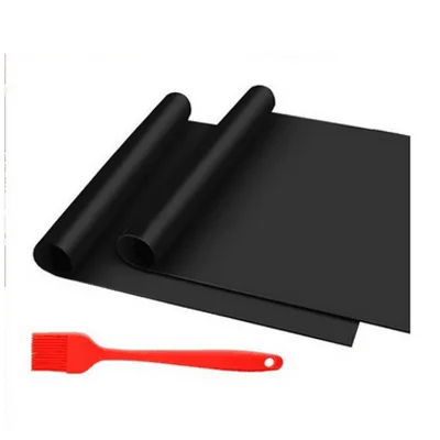 2024 New Packing 0.20mm BBQ Grill Mat 100% Non Stick Ptfe Grill Mat