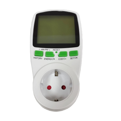 Digital Wattmeter Power Energy Meter Smart Power Meter Socket Inverter Micro Inverter Grid Tie Europe Electric Meter Watt Power