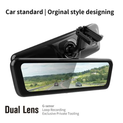 8.2 Inch E-mirror Dash Camera Front and Rear Car Dvr with Anti Glare High Brightness LCD Screen and Auto Dimming Sensor Dashcams