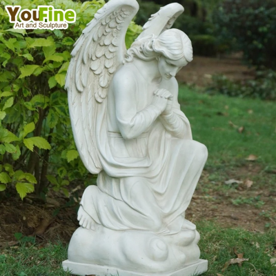 Garden Stone Male Angel Statue