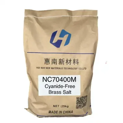 Cyanide-Free NC70400M Brass Plating Salt/Environment Friendly Brass Plating Process/ Non-Cyanide Brass Plating Salt