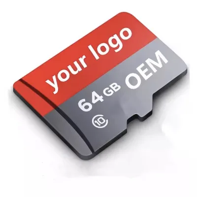 Custom Logo Change CID TF SD Class 10 U3 A1 Mini SD Card 16GB-128GB Fast Data Transfer for Camera & Mobile Phones