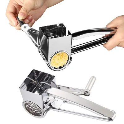 Durable Stainless Steel Tree Function Rotary Cheese Grater