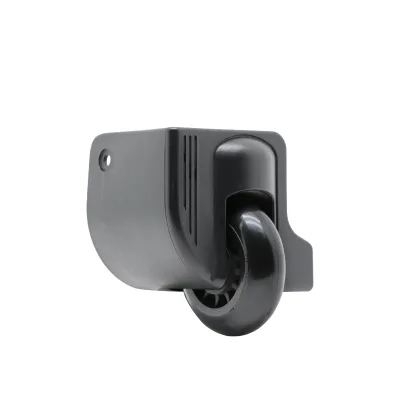 Custom Specialized Plastic Side Caster 90 Degree Right Angle Luggage Bag Wheels for Fabric Soft Bag