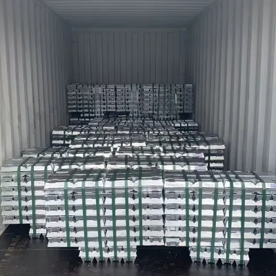Raw Materials Non-Alloy Zinc Ingot Zamak #2/#3/#5 Purity Metal Ingot Square for Die-casting