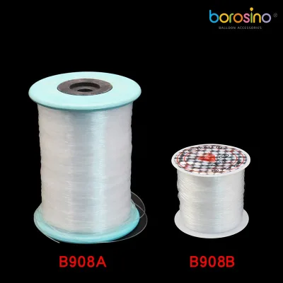 Borosino B908B 0.6mm 20m Crystal Nylon Balloon String Strong Sticky Clear Balloon Thread for Party Balloon Arch