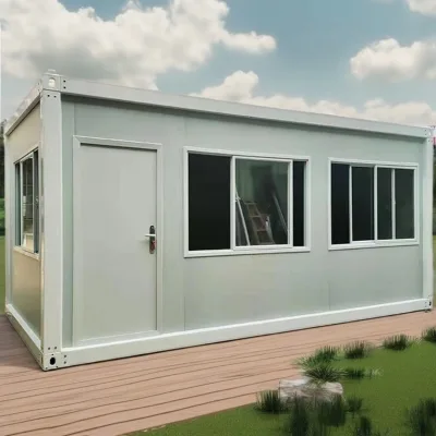 Galvanized Steel 20ft 40ft Prefab Modular Tiny Home Shipping Container House Detached Container Frame Apartment Sandwich Panel