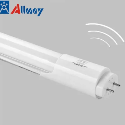 Radar Sensor 1200mm 18W 360 Degree T8 Tube Led Lighting 2700K/4000K/6500K CCT 3-Year Warranty for Warehouse Corridor Basement