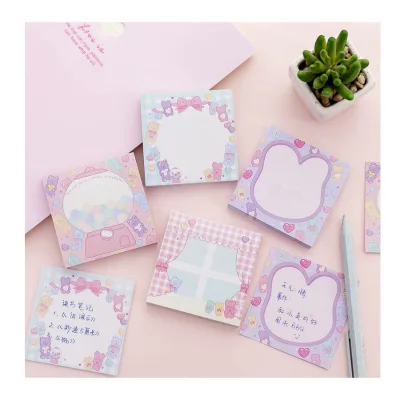 Hot Sale Scenery Memo Pad Sticky Notes Custom Notepads Stationary School Supplier