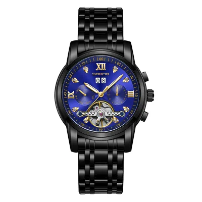New SANDA WristWatch Men Business Automatic Mechanical Watch Fashion Business Men Watches Relogio Masculino