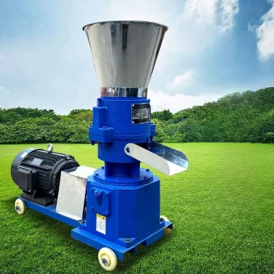 Small Household 220 V Cattle Granule Pelletizer Processing Pig Produce Poultry Mini Animal Chicken Making Feed Pellet Machine