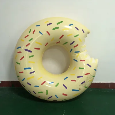 Best Selling PVC Inflatable Swimming Pool Toy Donut Pool Circle Floating Ring for Kids and Adults Pool Play Toy