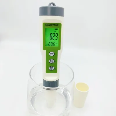 EZ9902 Water Quality Analyzer 3 in 1 Multifunction Tester Pen Temp EC pH Meter with Backlight