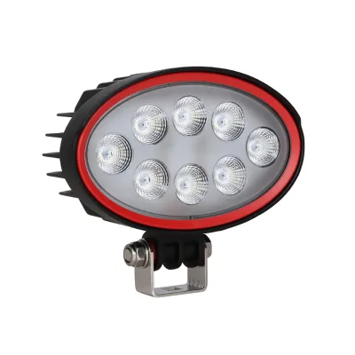 Work Light Oval 24W Led Agriculture Work Lights 12V 24V Tractor Work Light Flood Beam