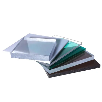 Virgin Solid Polycarbonate Sheet PC Solid Board 4mm 6mm 8mm 10mm Anti UV Impact Resistant Transparent Roof Material for Canopy