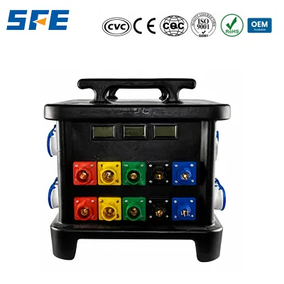 SFE IP65 Customize Weatherproof Multifunction Universal Portable Power Strip Extension Outlet Socket Electrical Distribution Box