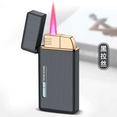 Best Selling Product Portable Blue Mini Torch Lighter Butane Gas Refill Windproof Jet Torch Lighter Christmas Gift Set for Men