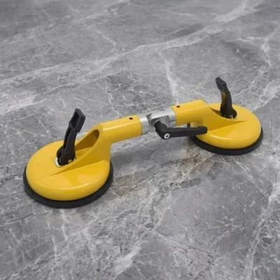 Suction Cups Aluminum Vacuum Plate Handle Glass Holder Hooks to Lift Large Glass Angle Adjustment
