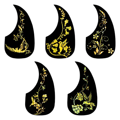 40/41 Inch Water Droplet Laser Folk Classical Guitar Scratch-Resistant PVC Protective Plate Musical Instrument Protection