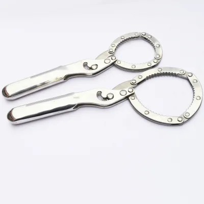 Auto Handcuff-style Steel Metric Filter Wrench, Suitable for Oil Filter Cartridges, with No Maximum Torque Limit