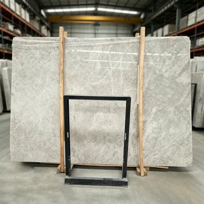 Natural Yundora Gray Marble Slabs Are Suitable for Indoor Kitchen Island Tables and Hotel Lobby Coffee Tables