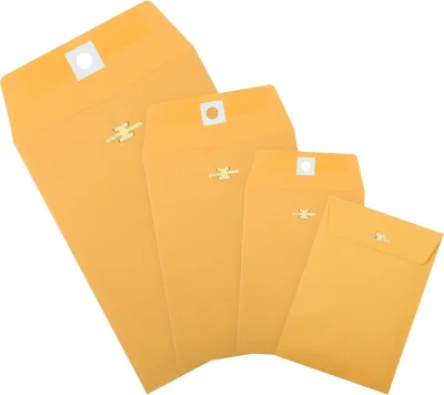 Ift Card Envelopes with String Tie Closure, Greeting Business Card Envelope for Thanksgiving Day Halloween Birthdays Weddings