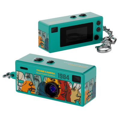 Mini Digital Camera Nano Pocket Camcorder 1080P HD Video Vlogging 130 Wide Angle Kids Students Portable Thumb Camera