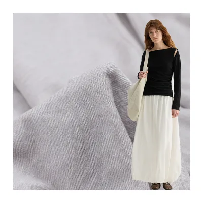 Tencel Wool Off-Shoulder Long Sleeve Top Versatile Design Womens Minimalist Casual Blouse for Everyday Wear