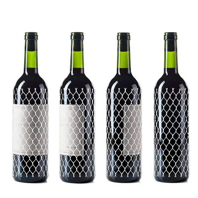 Plastic Pe Wine Bottle Protective Net/ Foam Bottle Socks/ Bottle Sleeve Net