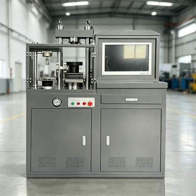 Automatic Cement Compression Flexural Strength Testing Machine 300kN Computer Controlled Hydraulic Servo Tester EN 196-1 ASTM C