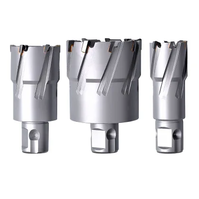 RJTOOLS Factory Direct Sale Core Drill Bit Universal Shank TCT Annular Cutter High Efficiency Broach Steel Cutting Drilling