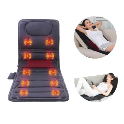Electric Full Body Massage Mattress Heating Vibration Massage Pad Mat for Home Use Elderly Care