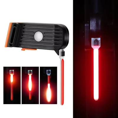 LED Tail Light ABS Riding Rear Light Road Mountain Bike Safe Warning Equipment Accessories USBC Charge Highlight Life Waterproof