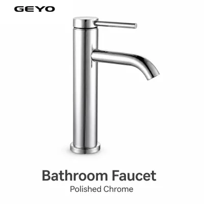 Single-Hole Single Handle Modern Bathroom Basin Faucet 304 Stainless Steel Ceramic Valve Core Hot Cold Mixer Tap
