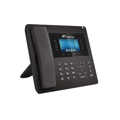 New Black Desktop Office IP Phone 4.3" LCD Display Hands-Free Control VoIP SIP 2.0 for Business Use Hotels/Offices/Buildings