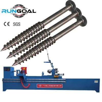 Wholesale Steel Bar Aluminum Garden Deck House Beam Screws Ground Earth Anchor Screw Manufacturing Machine