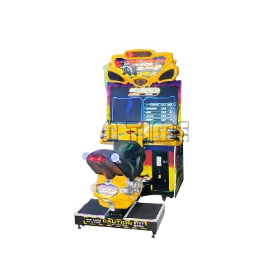 Double Super Motorcycle Arcade Racing Game Machine FF Motor Driving Simulator 1-Year English for Children's Amusement Race