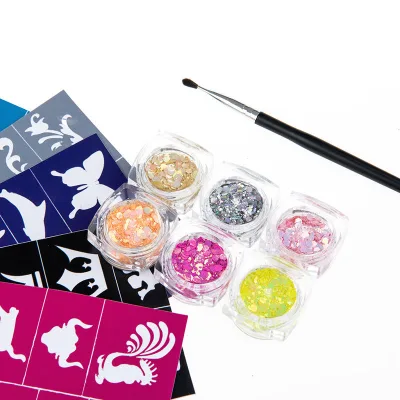 Non Toxic Eco Friendly Wholesale Holographic Chunky Pigments Sugar Nails Decoration Gel Body Makeup Glitter