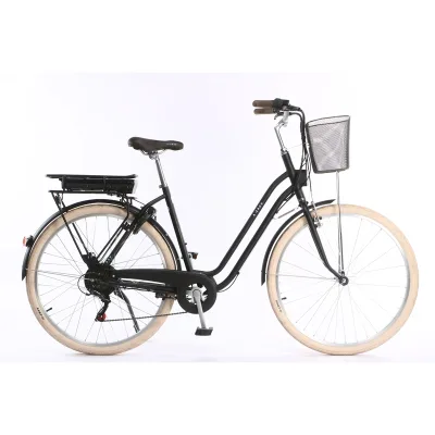 E Bike for Adult Lady 28 Inch Wheel 6 Speed 9.5ah Customization Street Riding City Electrical Battery E-bicycle