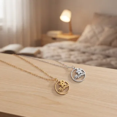 Wholesale Fashionable Gold Silver Plated Women's Badge Emblem Graduation Gift Stainless Steel Heart Pendant Fairy Theme