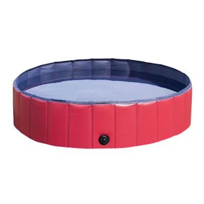 Sunshine Sturdy Large PVC Foldable Pets Pool for Dog Bathing Summer Cool Inflatable Dog Swimming Pools Pet Toys
