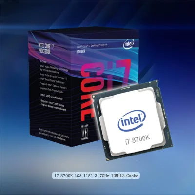 Intel Core 8 Series Processor I7 8700k for 1151 Socket Motherboard