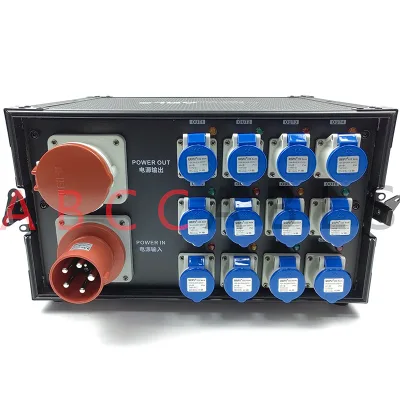 Stage Power Box 12-way Power Supply Lighting LED Performance High-power Distribution Box Reverse Independent Switch China