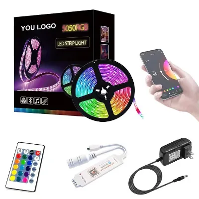 Dream Color Addressable DC 12v IP65 Waterproof Luces Led APP Remote 5050 Rgbic Smart Led Light for Indoor Christmas Decoration