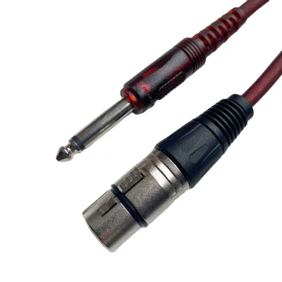XLR to 6.35 6.5 TRS Balanced Audio Cable XLR Cannon Stereo Karon Microphone Mixing Console Sound Card Extension Line