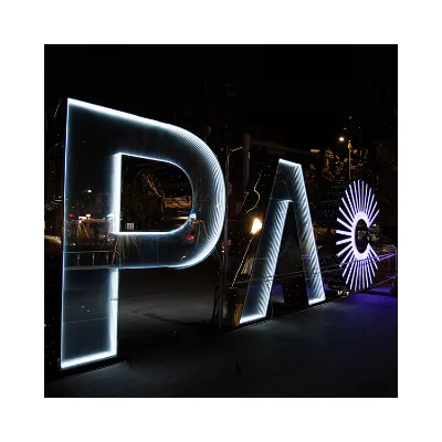 Gateway Landmark Sign Entrance Sign Exterior Pylon Customizable  Exterior Signage Exterior Tenant Sign Theme Park Signage