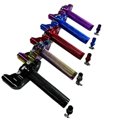 7/8''22mm CNC Aluminum Motorcycle Accelerator Handlebar Throttle Twist Grip Twister for Pit Dirt Bike Motocross ATV Offroad